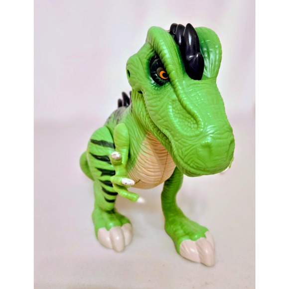 Dinosaur set of 3 T Rex Vintage Flashing eyes and Noise Jurassic Park - Picture 4 of 15